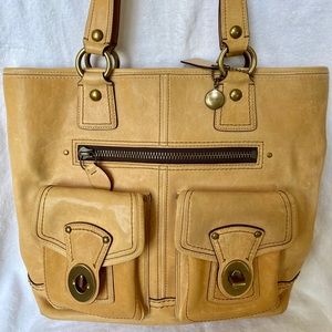 Coach leather bag